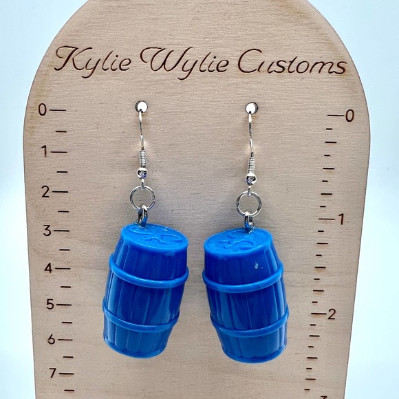 Barrel Of Monkeys Earrings - Retro Toy Earrings - Game Night Earrings - Y2k 90s - Picture 10 of 10